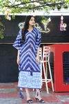 ka-1030 Designer Chinon Crochet Readymade Kaftan Catalog